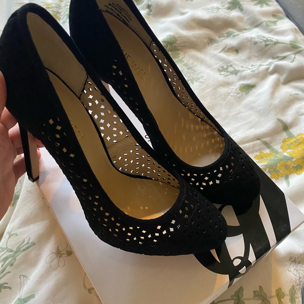 Black heels